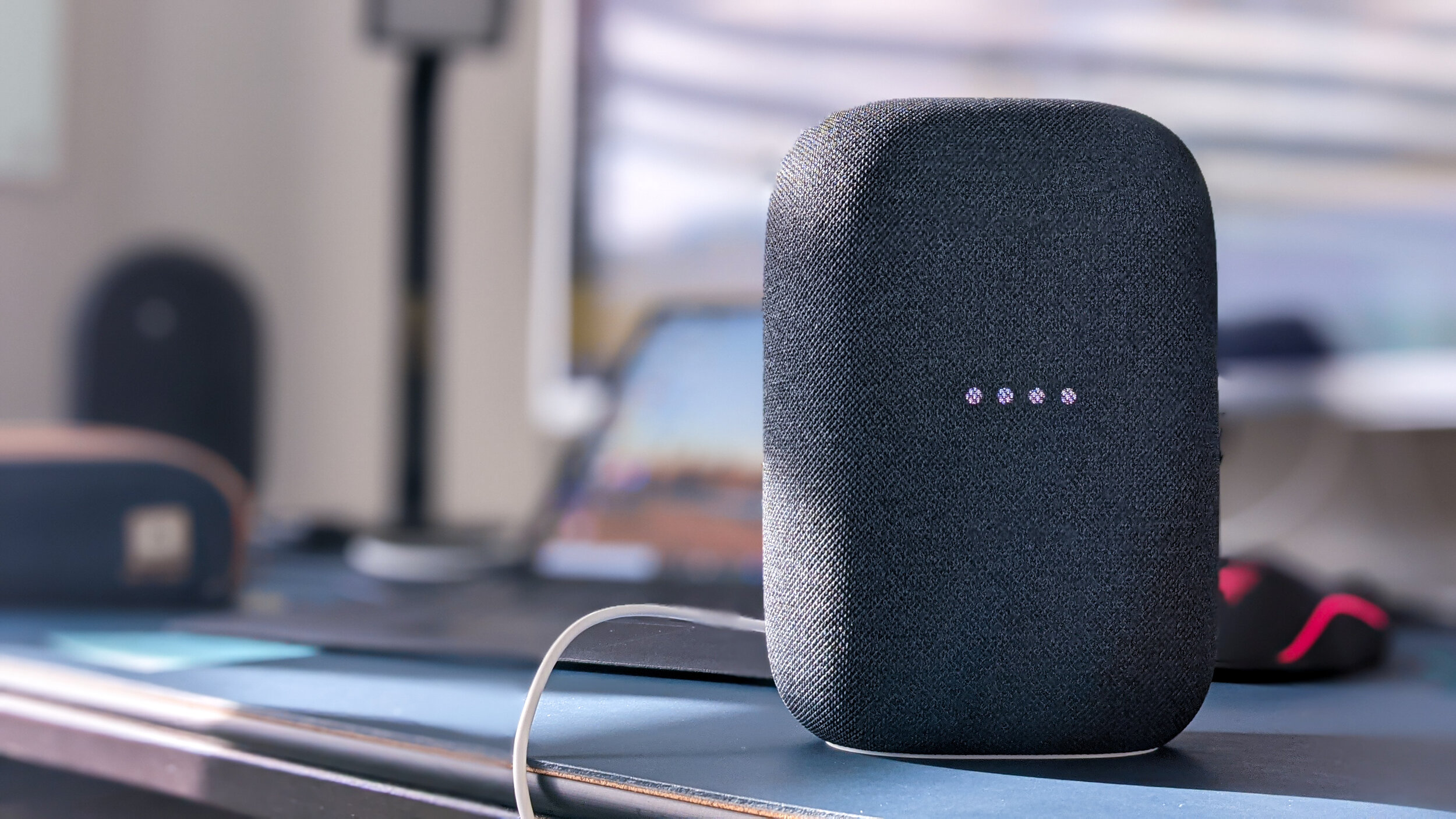 Google GOOGLE NEST AUDIO CHARCOAL BLACK 【公式通販】